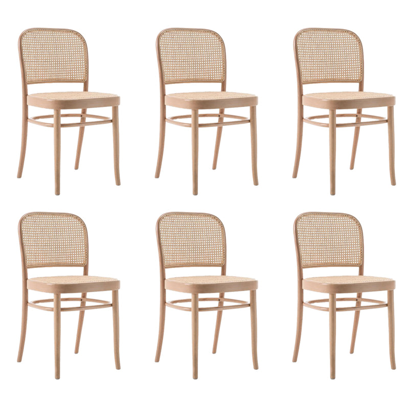 Modern Style Chair Solid Wood Open Back Dining Chair for Home Wood 6 Piece Set Clearhalo 'Dining Chairs' 'Dining Tables & Seating' 'dining_chair' 'furn' 'furn_dining_chair' 'Furniture' 'Kitchen & Dining Furniture' 6531087