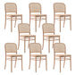 Modern Style Chair Solid Wood Open Back Dining Chair for Home Wood 8 Piece Set Clearhalo 'Dining Chairs' 'Dining Tables & Seating' 'dining_chair' 'furn' 'furn_dining_chair' 'Furniture' 'Kitchen & Dining Furniture' 6531089