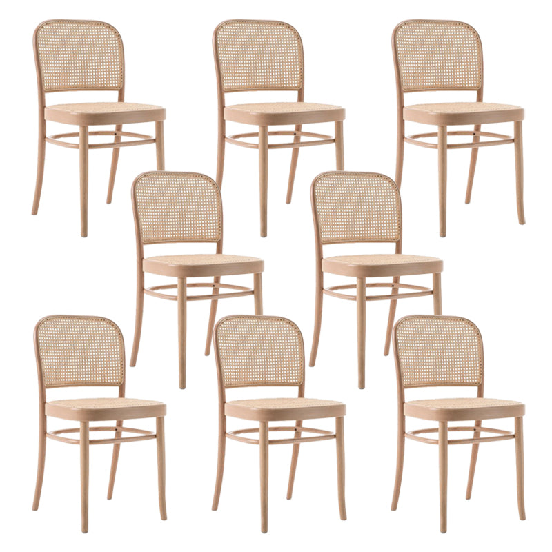 Modern Style Chair Solid Wood Open Back Dining Chair for Home Wood 8 Piece Set Clearhalo 'Dining Chairs' 'Dining Tables & Seating' 'dining_chair' 'furn' 'furn_dining_chair' 'Furniture' 'Kitchen & Dining Furniture' 6531089