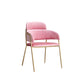 Home Kitchen Accent Chair Velvet Arm Upholstered Dining Chair