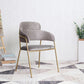 Home Kitchen Accent Chair Velvet Arm Upholstered Dining Chair