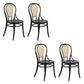 Modern Black Side Chair Solid Wood Dining Chair for Living Room 4 Piece Set Clearhalo 'Dining Chairs' 'Dining Tables & Seating' 'dining_chair' 'furn' 'furn_dining_chair' 'Furniture' 'Kitchen & Dining Furniture' 6531136