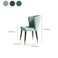 Parsons Glam Side Chair Velvet Wooden Base Dining Chair for Dining Room