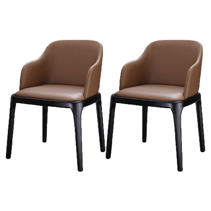 Industrial Kitchen Home Dining Chair Upholstered Dining Chair With Arms 2 Piece Set Clearhalo 'Dining Chairs' 'Dining Tables & Seating' 'dining_chair' 'furn' 'furn_dining_chair' 'Furniture' 'Kitchen & Dining Furniture' 6531284