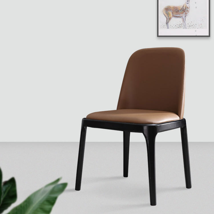 Industrial Kitchen Home Dining Chair Upholstered Dining Chair Armless 1 Piece Clearhalo 'Dining Chairs' 'Dining Tables & Seating' 'dining_chair' 'furn' 'furn_dining_chair' 'Furniture' 'Kitchen & Dining Furniture' 6531287