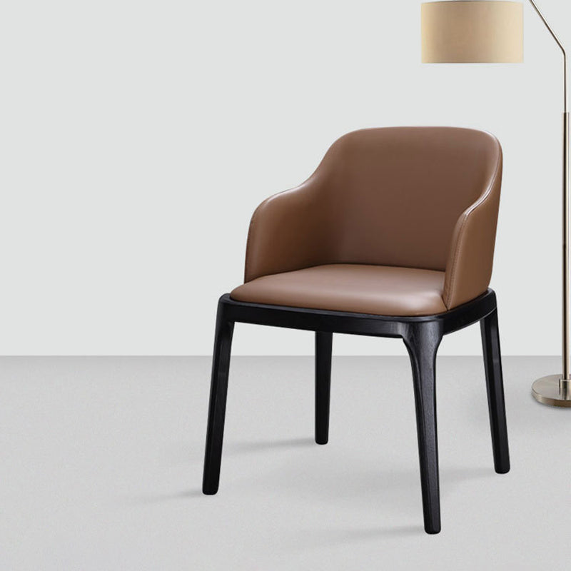 Industrial Kitchen Home Dining Chair Upholstered Dining Chair With Arms 1 Piece Clearhalo 'Dining Chairs' 'Dining Tables & Seating' 'dining_chair' 'furn' 'furn_dining_chair' 'Furniture' 'Kitchen & Dining Furniture' 6531295