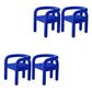 Modern Style Arm Chair Fabric Dining Arm Chair for Living Room Blue 4 Piece Set Clearhalo 'Dining Chairs' 'Dining Tables & Seating' 'dining_chair' 'furn' 'furn_dining_chair' 'Furniture' 'Kitchen & Dining Furniture' 6531326