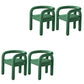 Modern Style Arm Chair Fabric Dining Arm Chair for Living Room Green 4 Piece Set Clearhalo 'Dining Chairs' 'Dining Tables & Seating' 'dining_chair' 'furn' 'furn_dining_chair' 'Furniture' 'Kitchen & Dining Furniture' 6531330