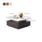 Glam Square Cocktail Table Single Stone Coffee Cocktail Table with Storage Clearhalo 'Coffee & Accent Tables' 'Coffee Tables' 'coffee_tables' 'furn' 'furn_coffee_tables' 'Furniture' 'Living Room Furniture' 6531519