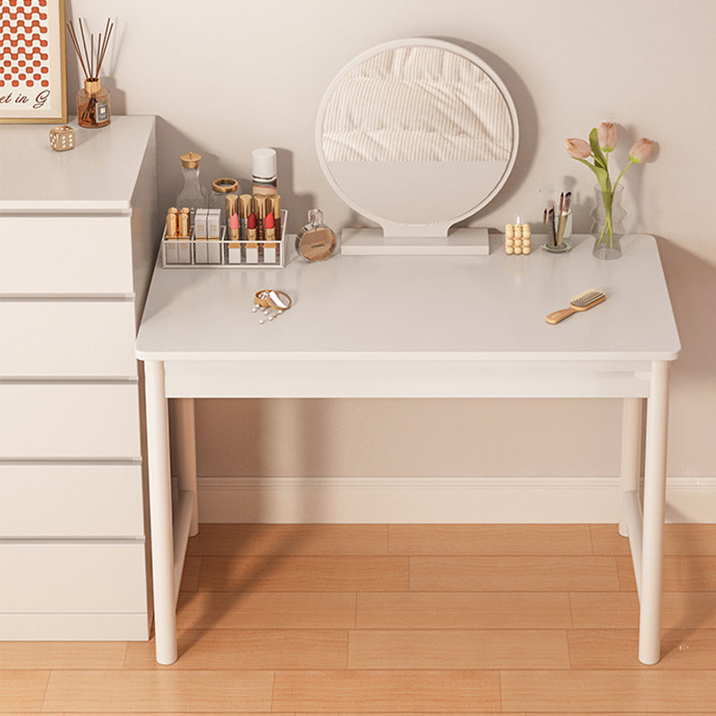 Wit hedendaagse make-up ijdelheid hout ijdelheid kaptafel