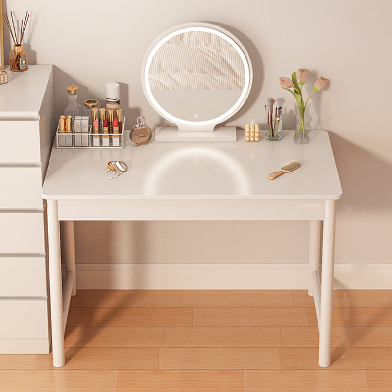 Wit hedendaagse make-up ijdelheid hout ijdelheid kaptafel