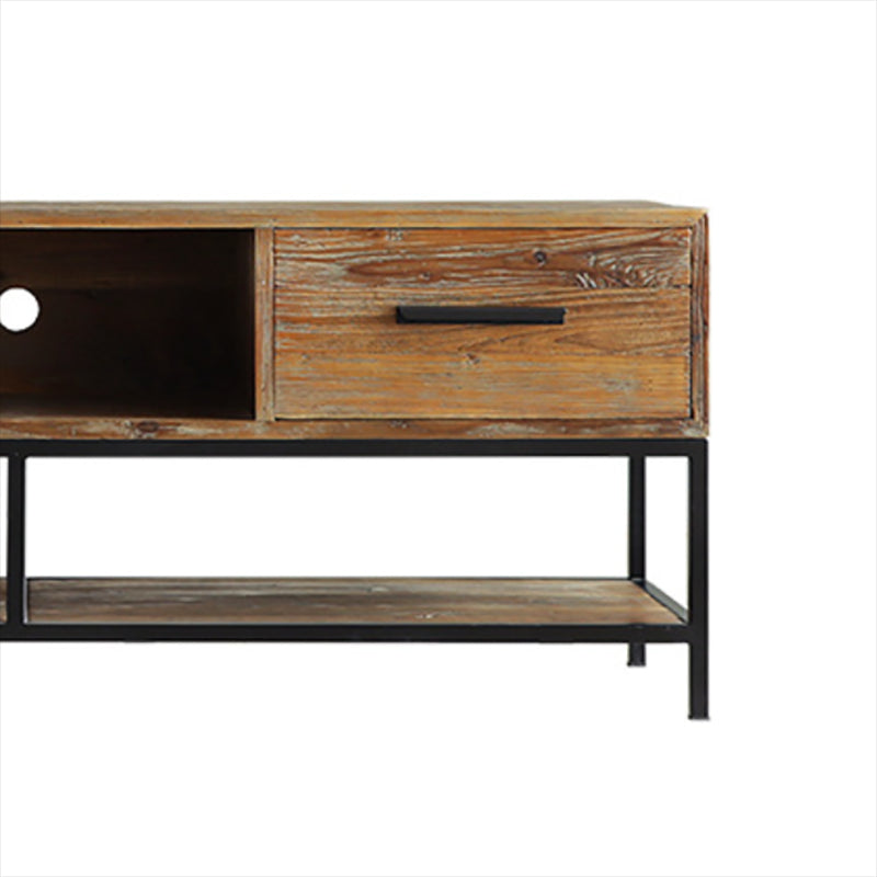 Industrial Wood TV Console Open Storage TV Media Stand for Living Room Clearhalo 'furn' 'furn_tv_stands_entertainment_centers' 'Furniture' 'Living Room Furniture' 'TV Stands & Entertainment Centers' 'TV Stands & Media Storage Furniture' 'tv_stands_entertainment_centers' 6531841