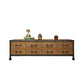Industrial Wood TV Console Enclosed Storage TV Media Stand with Drawers for Living Room Clearhalo 'furn' 'furn_tv_stands_entertainment_centers' 'Furniture' 'Living Room Furniture' 'TV Stands & Entertainment Centers' 'TV Stands & Media Storage Furniture' 'tv_stands_entertainment_centers' 6531852