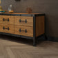 Industrial Wood TV Console Enclosed Storage TV Media Stand with Drawers for Living Room Clearhalo 'furn' 'furn_tv_stands_entertainment_centers' 'Furniture' 'Living Room Furniture' 'TV Stands & Entertainment Centers' 'TV Stands & Media Storage Furniture' 'tv_stands_entertainment_centers' 6531858