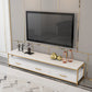 Open Storage Media Console Glam TV Stand Console with Drawers 79"L x 16"W x 18"H Ivory Clearhalo 'furn' 'furn_tv_stands_entertainment_centers' 'Furniture' 'Living Room Furniture' 'TV Stands & Entertainment Centers' 'TV Stands & Media Storage Furniture' 'tv_stands_entertainment_centers' 6531881