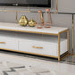 Open Storage Media Console Glam TV Stand Console with Drawers Clearhalo 'furn' 'furn_tv_stands_entertainment_centers' 'Furniture' 'Living Room Furniture' 'TV Stands & Entertainment Centers' 'TV Stands & Media Storage Furniture' 'tv_stands_entertainment_centers' 6531886