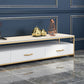 Open Storage Media Console Glam TV Stand Console with Drawers Clearhalo 'furn' 'furn_tv_stands_entertainment_centers' 'Furniture' 'Living Room Furniture' 'TV Stands & Entertainment Centers' 'TV Stands & Media Storage Furniture' 'tv_stands_entertainment_centers' 6531887