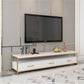 Open Storage Media Console Glam TV Stand Console with Drawers Clearhalo 'furn' 'furn_tv_stands_entertainment_centers' 'Furniture' 'Living Room Furniture' 'TV Stands & Entertainment Centers' 'TV Stands & Media Storage Furniture' 'tv_stands_entertainment_centers' 6531891