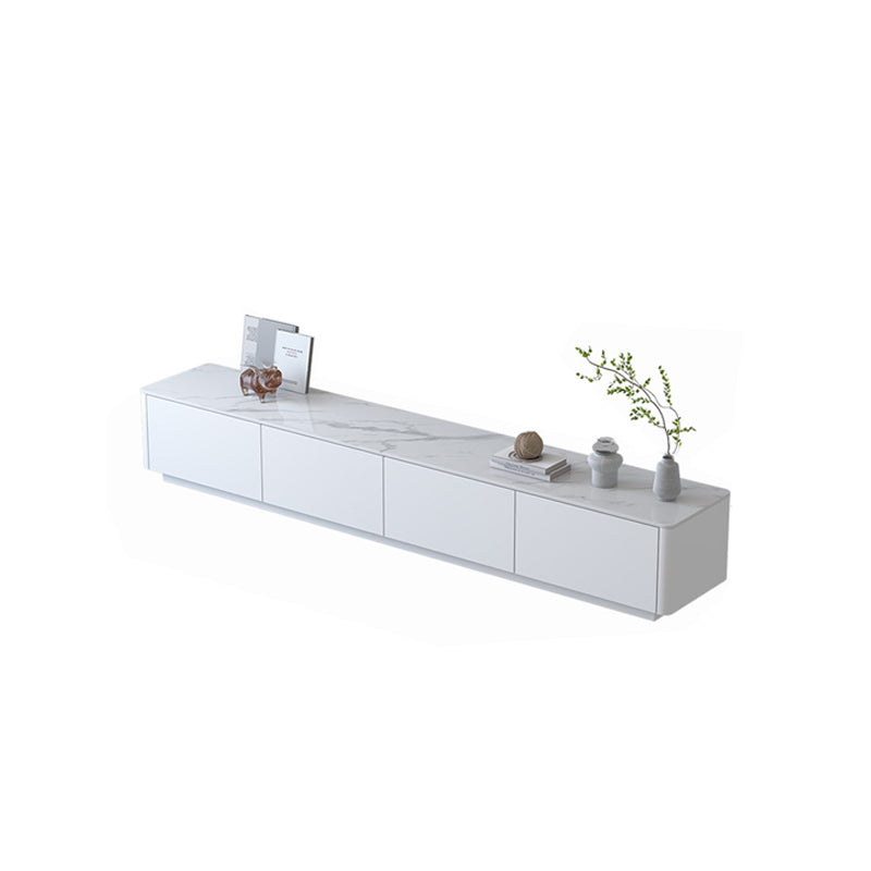 Modern TV Media Console Stone Media Console TV Stand for Living Room 71"L x 16"W x 14"H Clearhalo 'furn' 'furn_tv_stands_entertainment_centers' 'Furniture' 'Living Room Furniture' 'TV Stands & Entertainment Centers' 'TV Stands & Media Storage Furniture' 'tv_stands_entertainment_centers' 6531927