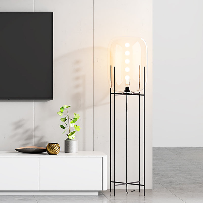 Modern TV Media Console Stone Media Console TV Stand for Living Room Clearhalo 'furn' 'furn_tv_stands_entertainment_centers' 'Furniture' 'Living Room Furniture' 'TV Stands & Entertainment Centers' 'TV Stands & Media Storage Furniture' 'tv_stands_entertainment_centers' 6531933
