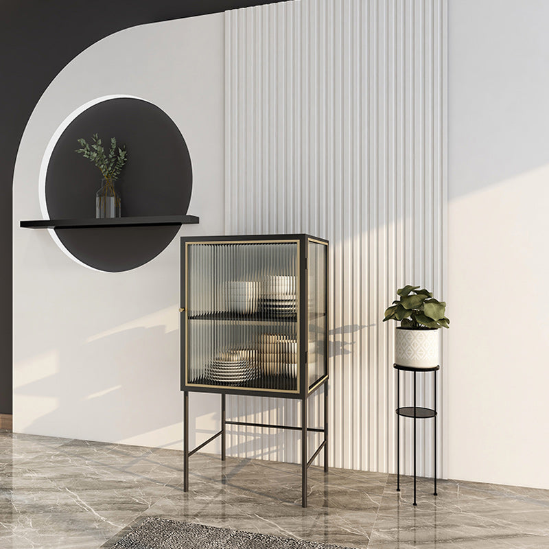 Porte moderne in vetro Curio Armadio a buffet mobile per soggiorno