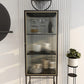Porte moderne in vetro Curio Armadio a buffet mobile per soggiorno