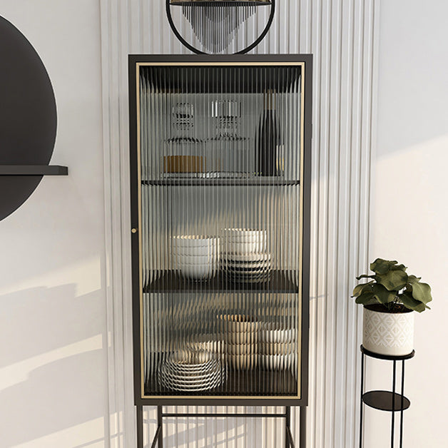 Porte moderne in vetro Curio Armadio a buffet mobile per soggiorno