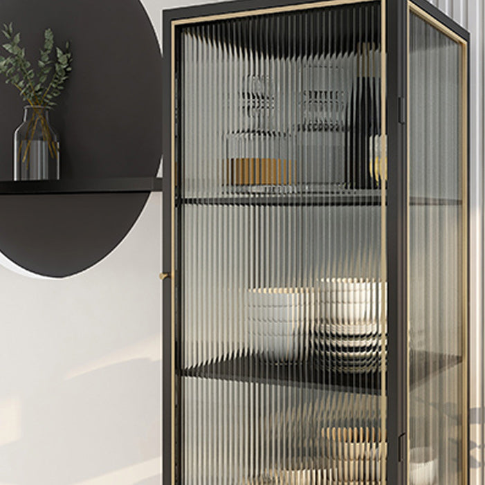 Porte moderne in vetro Curio Armadio a buffet mobile per soggiorno