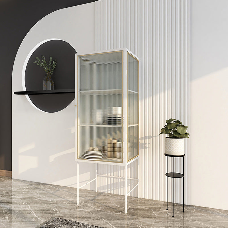 Porte moderne in vetro Curio Armadio a buffet mobile per soggiorno