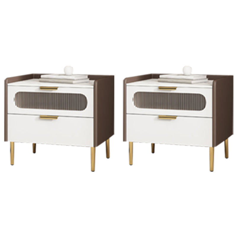 Stein am Nachtkabine zeitgenössischer Nachttisch mit 2 Schubladen