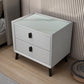 Drawer Storage Night Table Contemporary Bed Nightstand for Bedroom Light Gray 1 Piece Clearhalo 'Bedroom Furniture' 'furn' 'furn_night_stand' 'Furniture' 'night_stand' 'Nightstands' 6532204