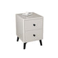Solid Wood Bedside Cabinet Contemporary Bed Nightstand for Bedroom