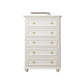 Solid Wood Storage Chest Dresser Classic Glam Chest with Drawers 31.5"L x 17.7"W x 47.2"H 5 Clearhalo 'Bedroom Furniture' 'Dressers & Chests' 'dressers_chests' 'furn' 'furn_dressers_chests' 'Furniture' 6533597