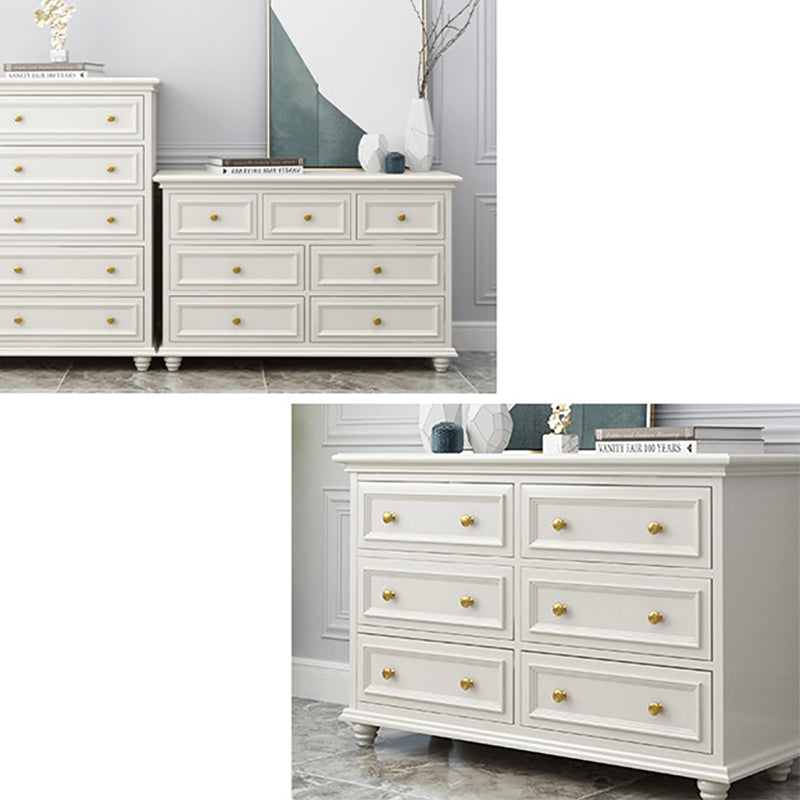 Solid Wood Storage Chest Dresser Classic Glam Chest with Drawers Clearhalo 'Bedroom Furniture' 'Dressers & Chests' 'dressers_chests' 'furn' 'furn_dressers_chests' 'Furniture' 6533601