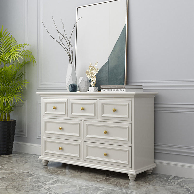Solid Wood Storage Chest Dresser Classic Glam Chest with Drawers Clearhalo 'Bedroom Furniture' 'Dressers & Chests' 'dressers_chests' 'furn' 'furn_dressers_chests' 'Furniture' 6533605