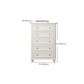 Solid Wood Storage Chest Dresser Classic Glam Chest with Drawers Clearhalo 'Bedroom Furniture' 'Dressers & Chests' 'dressers_chests' 'furn' 'furn_dressers_chests' 'Furniture' 6533609