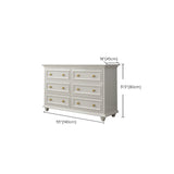 Solid Wood Storage Chest Dresser Classic Glam Chest with Drawers Clearhalo 'Bedroom Furniture' 'Dressers & Chests' 'dressers_chests' 'furn' 'furn_dressers_chests' 'Furniture' 6533612