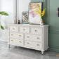 Solid Wood Storage Chest Dresser Traditional Dresser with Drawers 57"L x 17"W x 31"H 7 Clearhalo 'Bedroom Furniture' 'Dressers & Chests' 'dressers_chests' 'furn' 'furn_dressers_chests' 'Furniture' 6533620