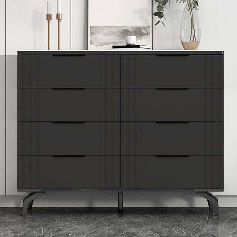 Commode de rangement en pierre de coffre de rangement contemporain de 11,7 pouces de largeur