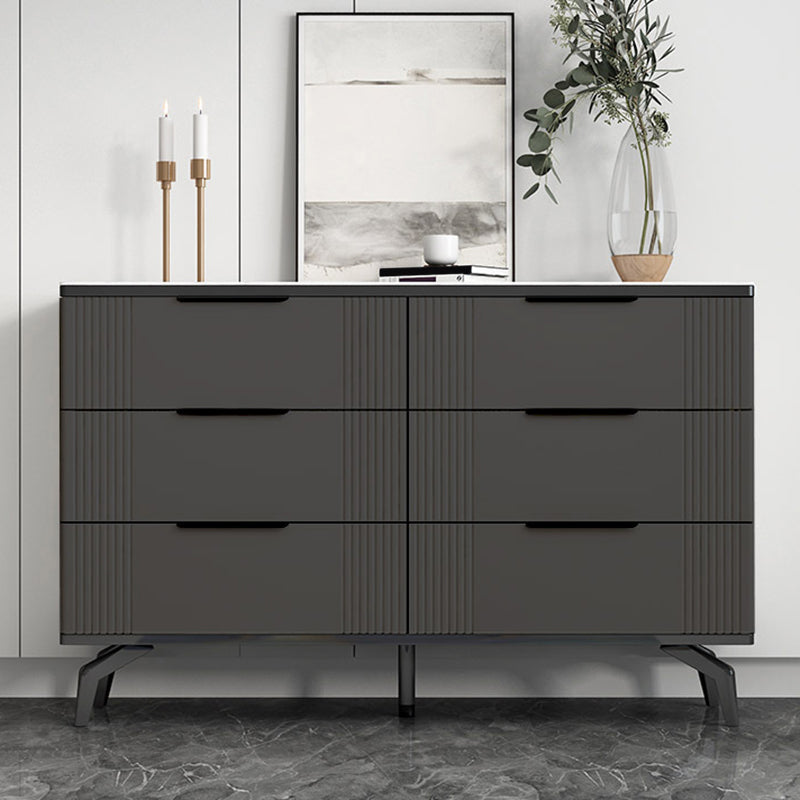 Commode de rangement en pierre de coffre de rangement contemporain de 11,7 pouces de largeur