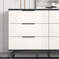 Commode de rangement en pierre de coffre de rangement contemporain de 11,7 pouces de largeur