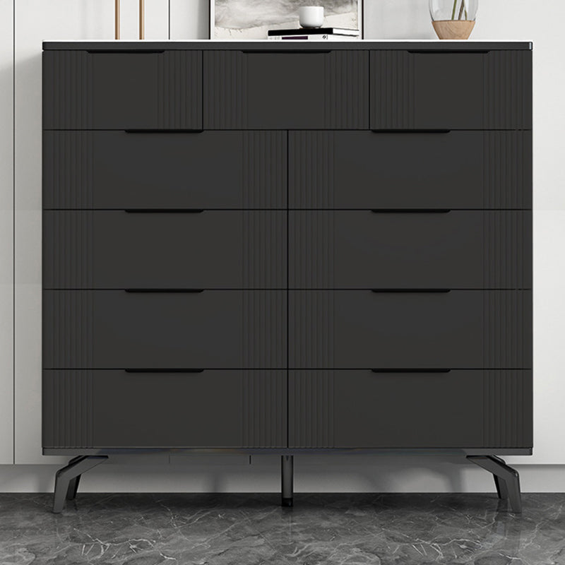 Commode de rangement en pierre de coffre de rangement contemporain de 11,7 pouces de largeur