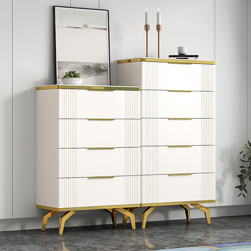 Commode de rangement en pierre de coffre de rangement contemporain de 11,7 pouces de largeur