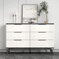 Commode de rangement en pierre de coffre de rangement contemporain de 11,7 pouces de largeur