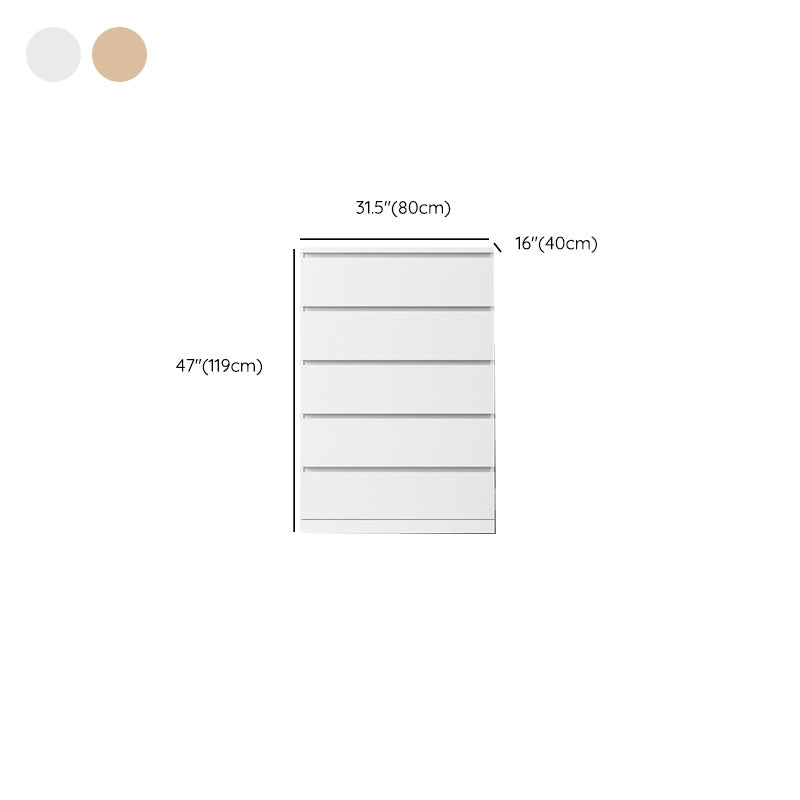 Cómoda de almacenamiento contemporánea Cómoda de madera de ingeniería para dormitorio con cajones