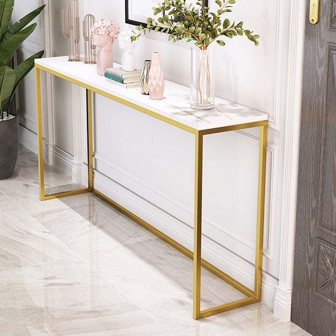 29,53 "tavolo da consolle glam alto tavolo resistente alle macchie con 1 scaffale