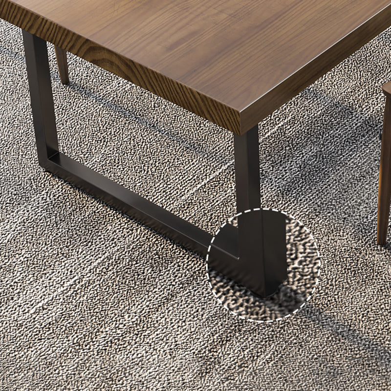 29.53-inch lange kantoor bureau industrieel vast hout schrijfde bureau