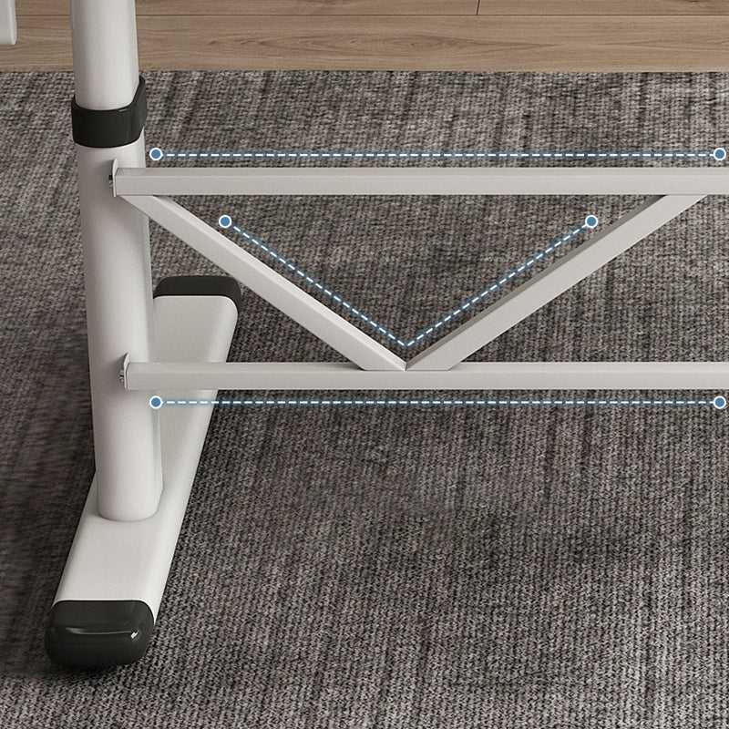 Modern Office Desk Manufactured Wood Adjustable Height Writing Desk Clearhalo 'furn' 'furn_office_desk' 'Furniture' 'Office Desks' 'Office Furniture' 'office_desk' 6534344