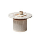 Contemporary Round Cocktail Table Single Slate Coffee Cocktail Table Clearhalo 'Coffee & Accent Tables' 'Coffee Tables' 'coffee_tables' 'furn' 'furn_coffee_tables' 'Furniture' 'Living Room Furniture' 6535284