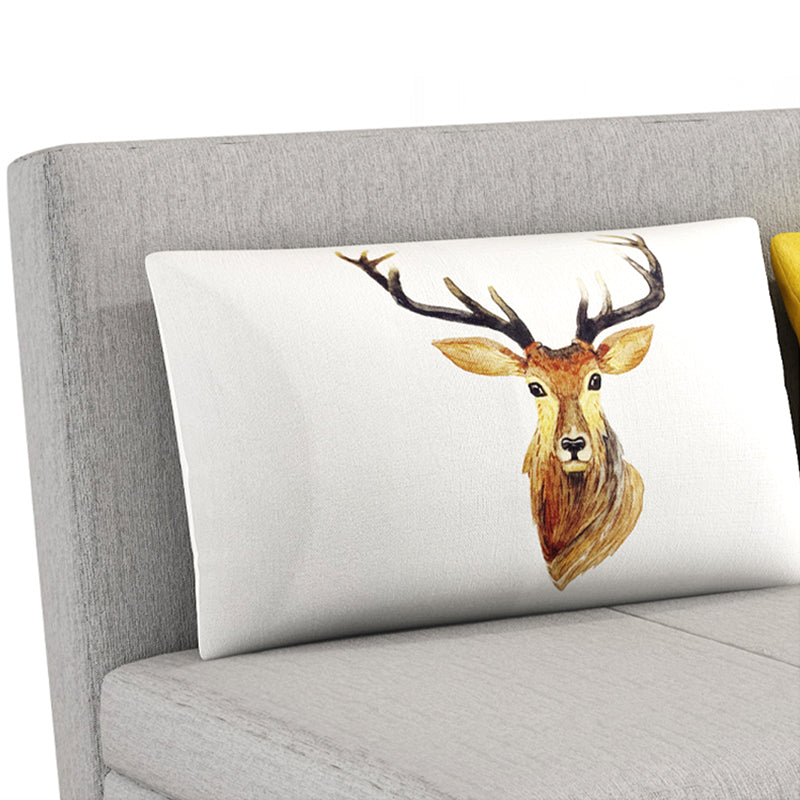 Contemporary 33.46" H Cotton Blend Armless Sleeper Sofa Bed in Beige Clearhalo 'furn' 'furn_futons' 'Furniture' 'Futons & Daybeds' 'Futons' 'Living Room Furniture' 6535360